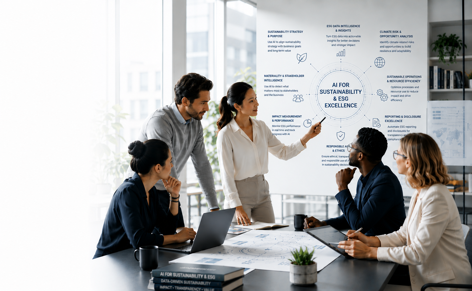 AI for Business Sustainability and ESG Excellence